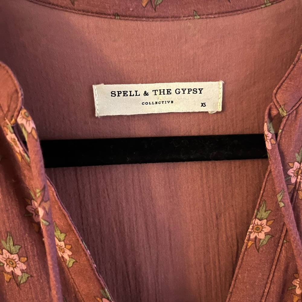 Spell & The Gypsy Utopia Gown Berry - Picture 7 of 11